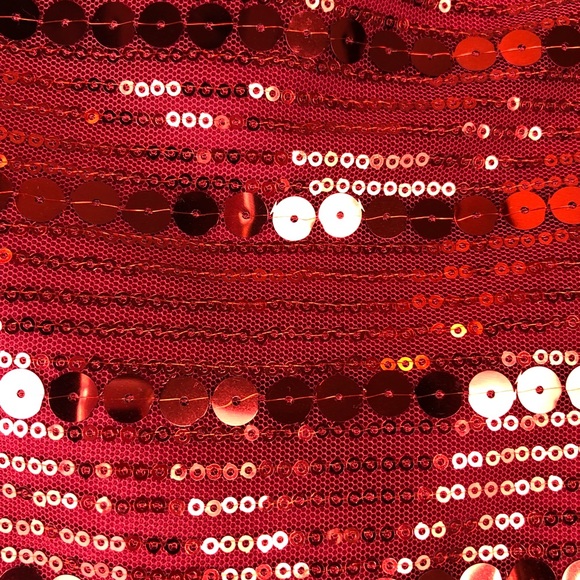 NWT Girls Red Sequin Bodice Tulle Dress Size 2T/3T - Picture 4 of 8